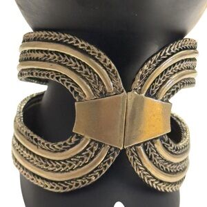 CHICO’S BRASS AZTEC DESIGN BRACELET
